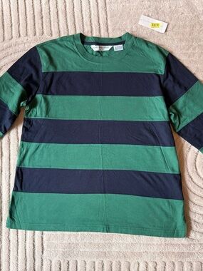 NWT Genuine Tommy Hilfiger Rugby Stripe Crew Neck